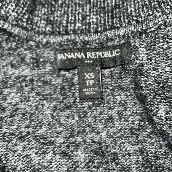 Banana Republic charcoal grey knit open  cardigan Sz XS - Picture 6 of 15